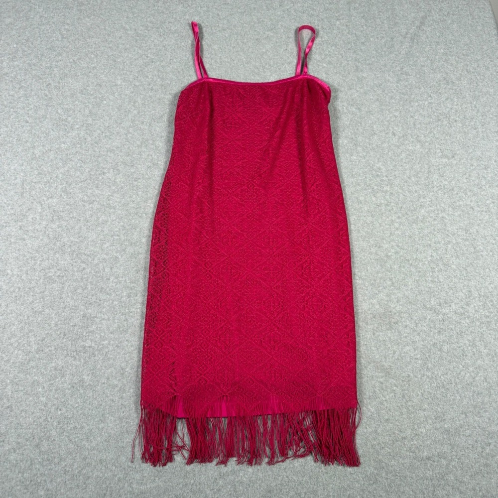 Moda Vintage Y2K Pink Barbie Core Flapper Fringe Cocktail Homecoming Dress 10